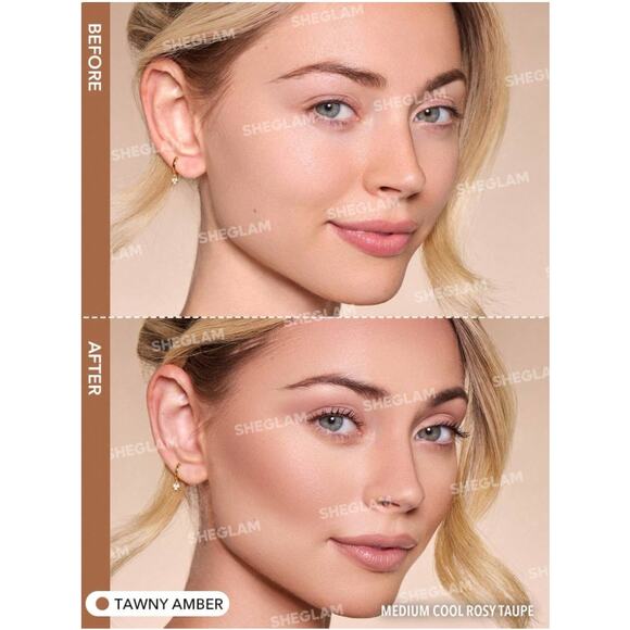 SHEGLAM Sun Sculpt Liquid Contour – Tawny Amber | Cream Matte Formula - Picture 3 of 13